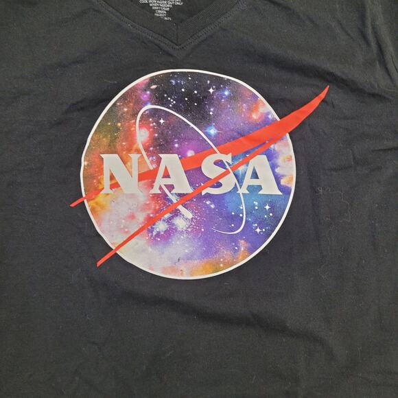 NASA Outer-Space Planet Shirt Womens 2XL 21x25 Black - Picture 7 of 11